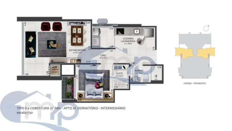 Imagem Apartamento á venda com 2 dormitórios no Predial em Torres/RS