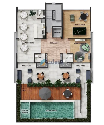 Imagem Apto - 3 Quartos - 1 Suíte - 82,68 m² - Camboinha, Cabedelo/PB
