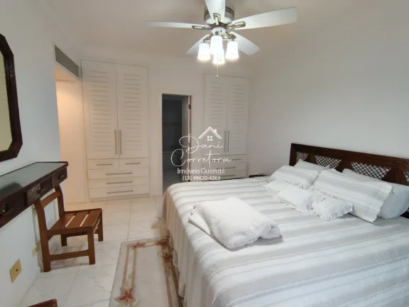 Imagem Apartamento de luxo à venda em Guarujá-SP, no bairro Pitangueiras com lazer: 3 quartos, 3 suítes, 2 salas, 5 banheiros, 2 vagas de garagem, 190m².