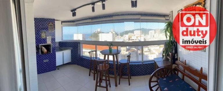 Imagem Apartamento com 2 dormitórios à venda, 76 m² por R$ 650.000,00 - Itararé - São Vicente/SP
