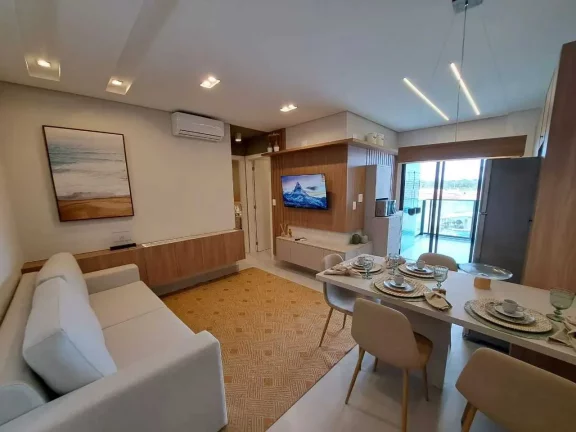 Imagem Apartamento com 2 dormitórios sendo 1 suíte e 1 vaga de garagem em Guaratuba