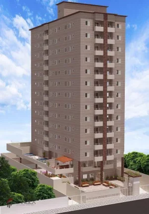 Imagem Apartamento com 2 dormitórios à venda, 52 m² por R$ 420.000,00 - Caiçara - Praia Grande/SP