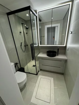 Imagem Apartamento à Venda,70m2, 2 Dormitórios(1 Suíte), Finamente Mobiliado, 1 Vaga, Itacorubi, Florianópolis/SC