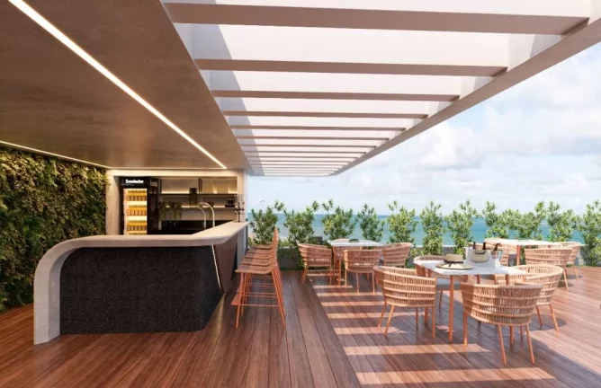 Imagem Apartamento com 1 dormitório à venda, 21 m² por R$ 600.000,00 - - Intermares - Cabedelo/PB