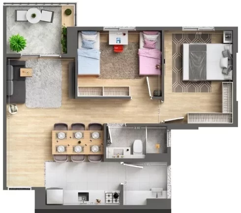 Imagem Studio à venda no Condomínio Quinta do Lago, Ipiranga, São Paulo-SP! 1 quarto, 1 banheiro, 1 vaga, 33m². Venha conferir!
