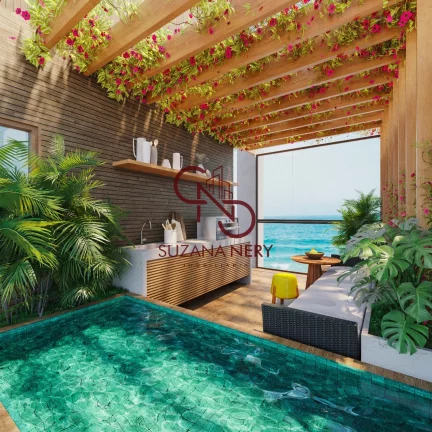 Imagem Apartamento à venda no Condomínio Jardins do Porto Residence na praia de Cotovelo, Parnamirim-RN