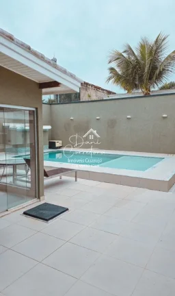 Imagem Imperdível: Casa à venda em Guarujá-SP, Balneário Praia do Pernambuco, 3 quartos, 1 suíte, 4 banheiros, 4 vagas, 150m².