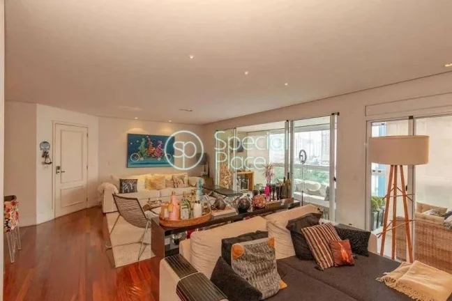 Imagem Excelente apartamento com 160m² no Brooklin!! Living amplo com varanda envidraçada, home theater, ...