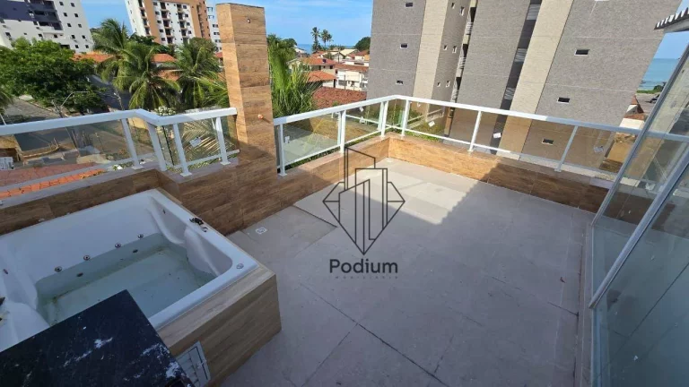 Imagem Flat Studio duplex com jacuzzi privativa no bairro do Poço/Cabedelo-FL0729