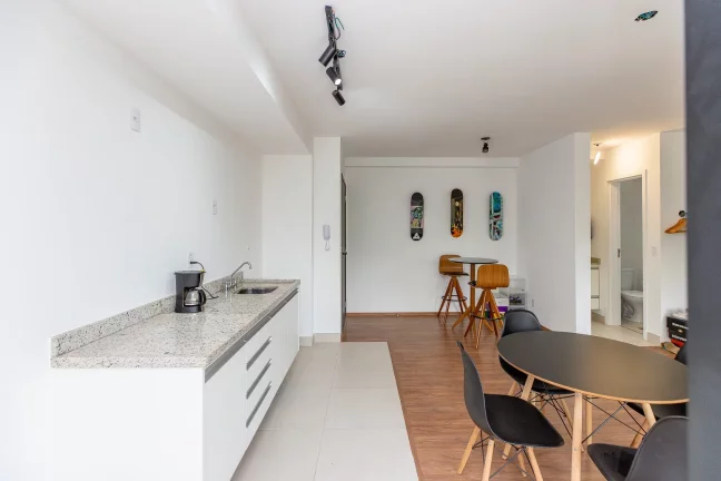 Imagem Apartamento Studio Santo André - Bairro Campestre - 43 m² - Cozinha americana - 1 Vaga - Lazer Completo - Aceita Financiamento e FGTS
