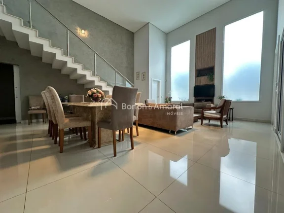 Imagem Belíssima Casa de Condomínio à Venda no Villa Lobos em Paulínia.

Casa com 3 suítes sendo uma d...