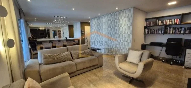 Imagem Apartamento com 142m², dispõe de 3 dormitórios, sendo 3 suites, sala para dois ambientes, varanda...