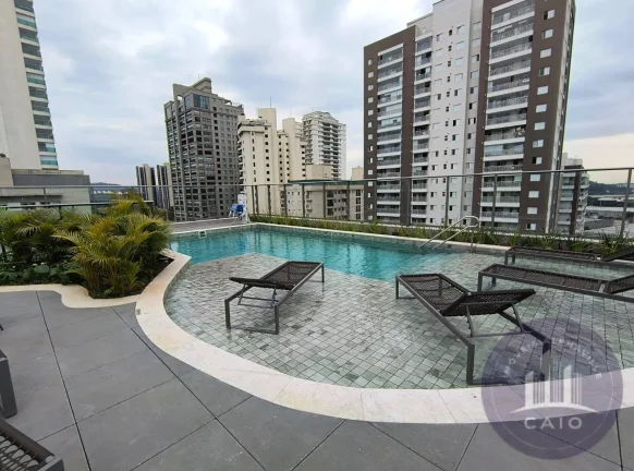 Imagem Apartamento mobiliado com 1 suíte 52m², por R$ 6.480,00/mês - Alphaville/SP