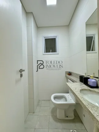 Imagem Apartamento 03 suítes de 123m², vista mar com churrasqueira a carvão, menos de 100 metros do mar no Canto do forte