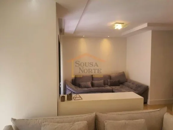 Imagem Apartamento de 84m², conta com 2 dormitórios, sendo 1 suíte, 2 banheiros, dispõe de ar-condicion...