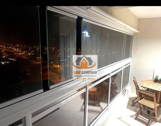 Imagem Lindo Apartamento Decorado, com Lazer Completo, 2 Dorm (1 Suíte), Vista Mar, Satélite