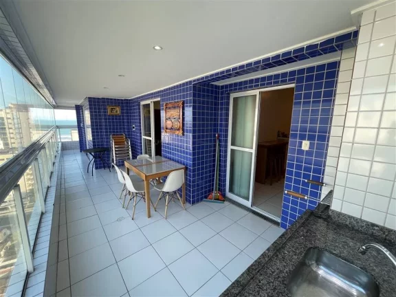 Imagem Apartamento com 3 dorms, Aviação, Praia Grande - R$ 870 mil, Cod: 2383