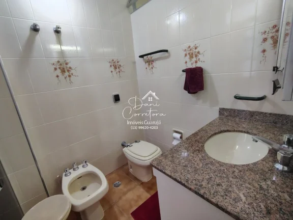 Imagem Apartamento frente mar de 2 quartos com suíte, 2 salas e vaga de garagem nas Pitangueiras, Guarujá-SP: Imperdível oportunidade!