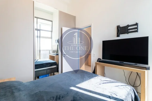 Imagem Apartamento à venda em Moema, São Paulo-SP: 1 quarto, 1 sala, 1 banheiro, vaga de garagem e 39m² de área. Venha conferir!