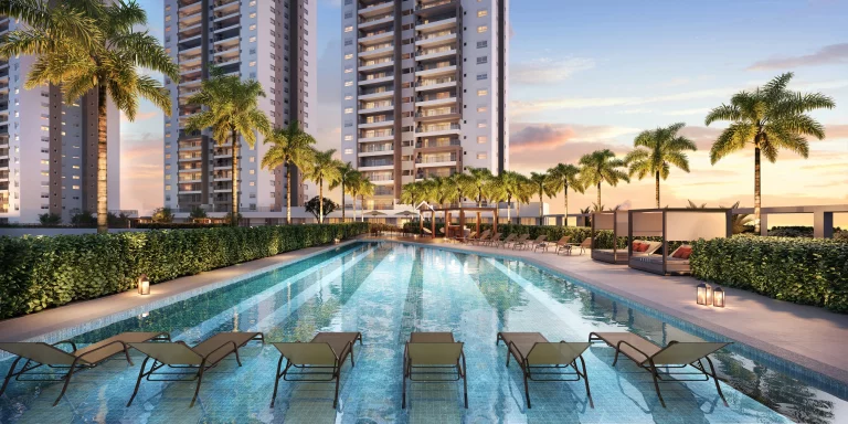 Imagem apartamento 113m,2 suítes, terraço gourmet integrado ao living,2 vagas, sauna, quadra poliesportiva, piscina, brinquedoteca, academia, salão de jogos