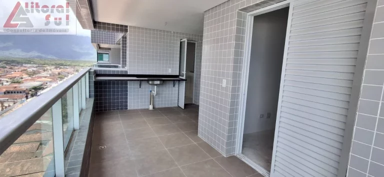 Imagem Apartamento para venda no bairro Caiçara, Praia Grande-SP: 2 quartos, 1 suíte, 1 sala, 2 banheiros, 1 vaga, 77m². Venha conferir!