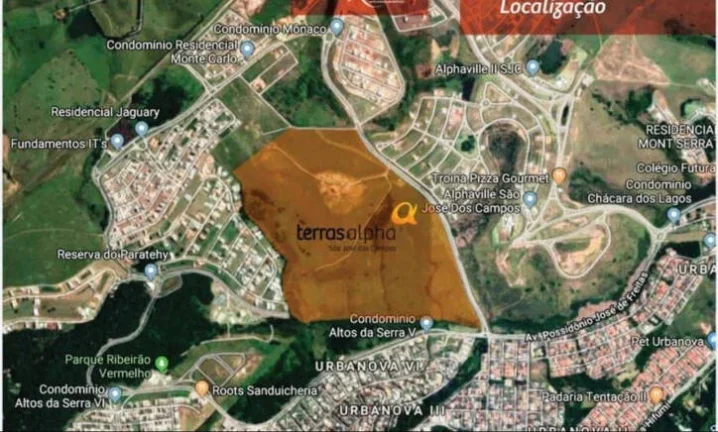 Imagem Lote Terreno Condomínio Residencial Terras Alpha - 330m² - Urbanova - Sjc.