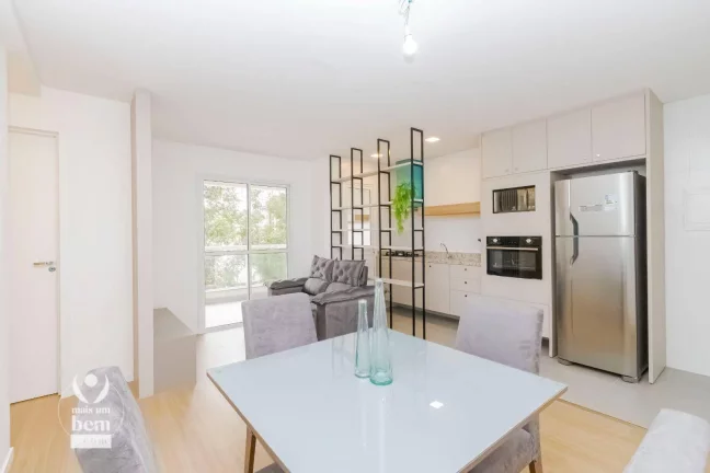 Imagem Lindo apartamento novo, com 2 quartos (1 suíte), sacada com churrasqueira à venda por R$ 551.023,26 - Tingui - Curitiba/PR