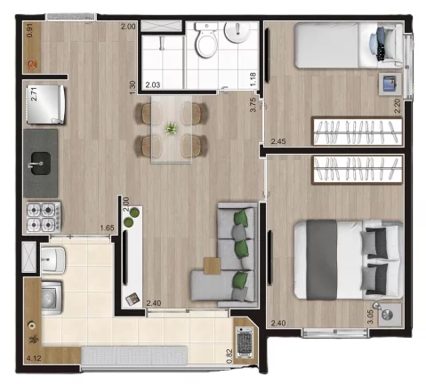 Imagem Apartamento à venda no bairro Jardim Imperador (Zona Sul) - São Paulo/SP