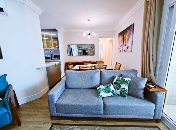 Imagem Venda de Apartamento Pé na Areia na Riviera de São Lourenço Módulo 02: 3 Quartos, 2 Suítes, 2 Salas, 2 Vagas, 116,98m²!