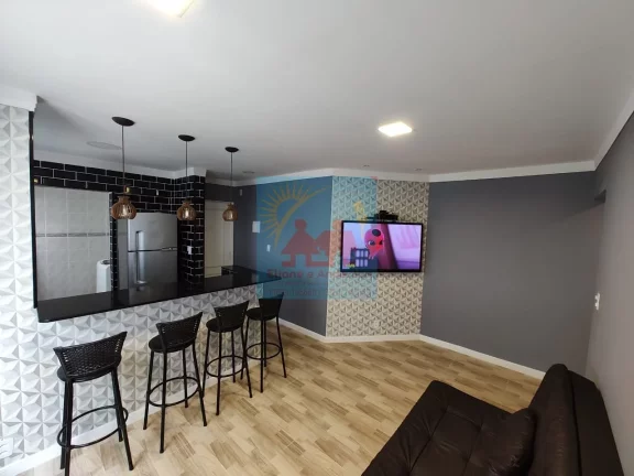 Imagem Oportunidade Única! Apartamento a 300 metros do Mar no Canto do Forte, Praia Grande, Mobiliado, R$330MIL