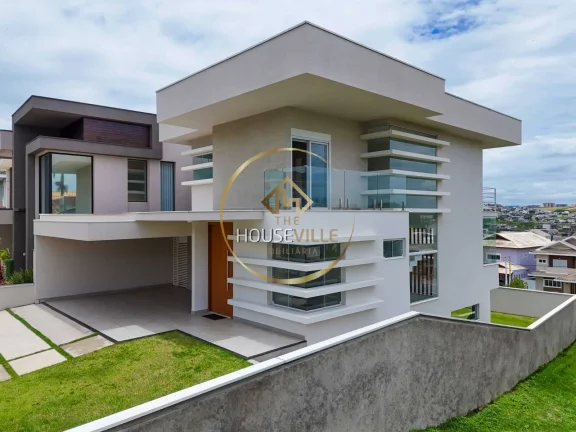 Imagem Casa Sobrado, 3 dormitórios (3 suítes), 4 vagas. Floradas da Serra, Sjc.