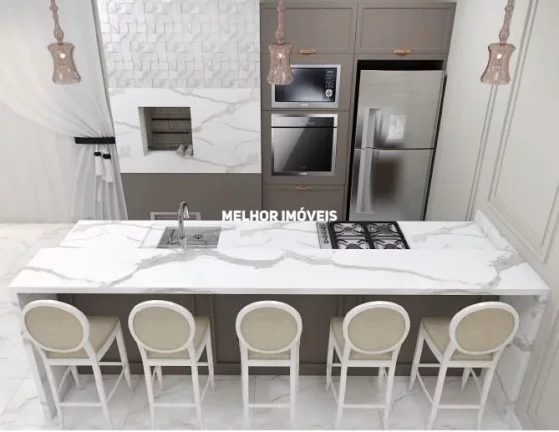 Imagem Apartamento na Planta à Venda com 03 suítes, Sacada com Churrasqueira, Localizado no Bairro Meia Praia em Itapema - SC