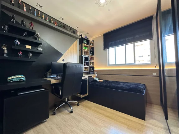 Imagem Apartamento mobiliado com 3 dormitórios e 2 vagas de garagem em Navegantes/SC