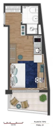 Imagem APARTAMENTO RESIDENCIAL em São Paulo - SP, Centro