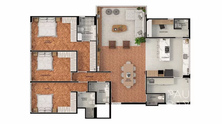 Imagem Higienópolis Venda - 3 Dormitórios (2 suítes) - 2 Vagas - 167m²