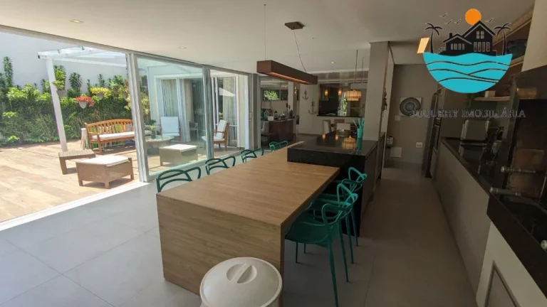 Imagem Raízes de Juquehy, Venda e Aluguel de Temporada - 5 Suítes, max. 13 pessoas, piscina, área gourmet, Tênis, sauna, 300m² | Juquehy Imobiliária
