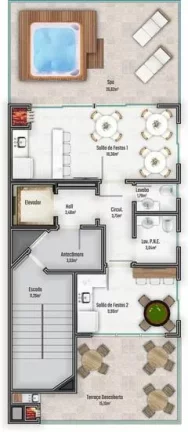Imagem Apartamento Quadra Mar para Venda em Itajaí / SC no bairro Praia Brava de Itajaí