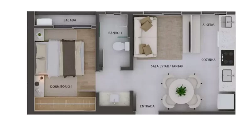 Imagem Kobe - Apartamento à venda no bairro Vila Izabel - Curitiba/PR