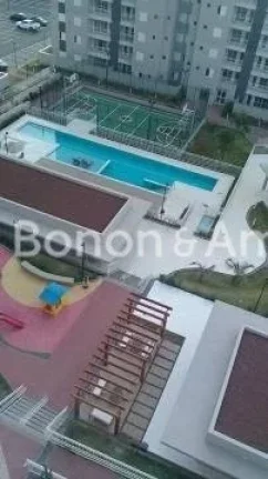 Imagem Apartamento de 57m² completo em armários planejados e com ar condicionado na sala e nos quartos. S...