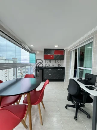 Imagem Apartamento amplo com 81m², 02 dormitórios com suite, planejado, sacada gourmet e andar alto