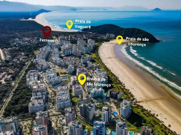 Imagem Terreno à venda, 500 m² por R$ 370.000,00 - Riviera de São Lourenço - Bertioga/SP