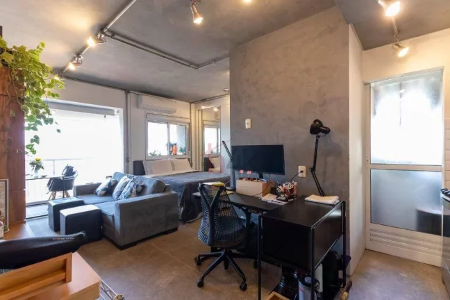 Imagem Studio 44m² no Brooklin: Seu Refúgio Urbano na Rua Soberana | Condomínio Lumen