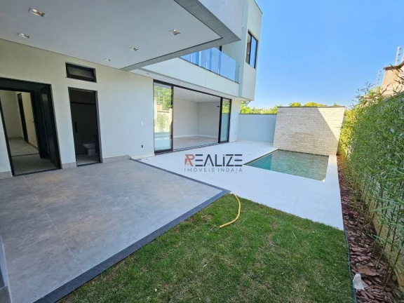 Imagem Casa/Sobrado moderno com 4 suítes à venda, 299 m² por R$ 2.489.000 - Condomínio Alto Padrão - Indaiatuba/SP