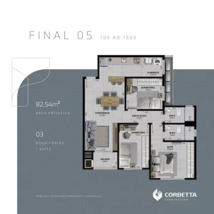 Imagem APARTAMENTO RESIDENCIAL em Criciúma - SC, Centro