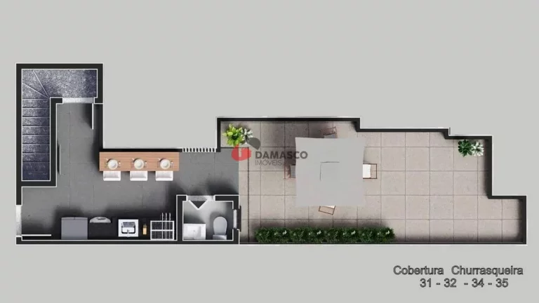 Imagem Apartamento à venda 2 Quartos, 1 Suite, 1 Vaga, Campestre, Santo André - SP
