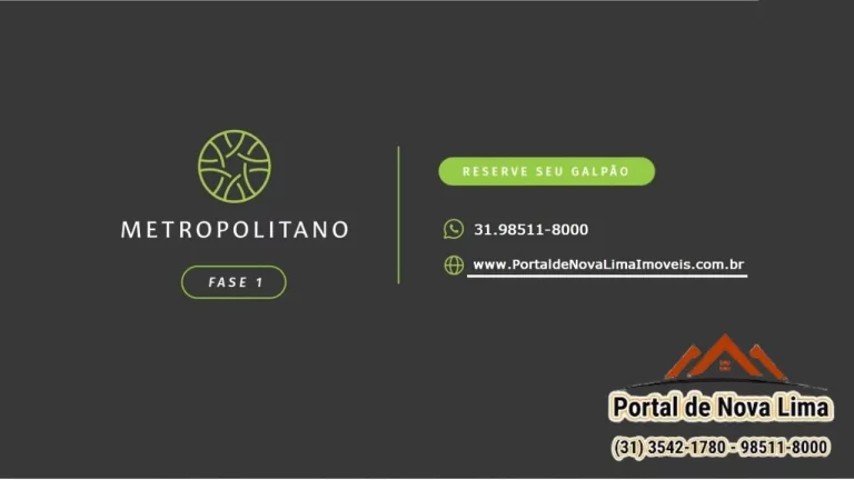 Imagem Galpões Comerciais com Alta Rentabilidade em Betim ? Invista com 8% de Sinal