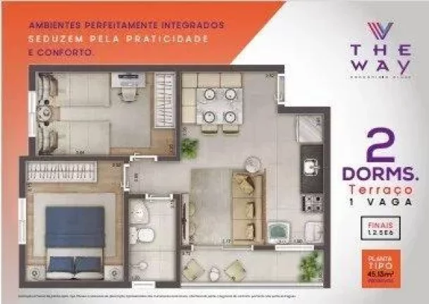 Imagem Apartamento com 2 quartos, 45m2, à venda em Osasco, Jaguaribe