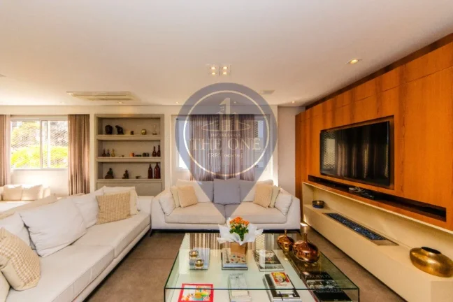 Imagem Apartamento de Luxo no Paraíso: 3 quartos, 3 suítes, 2 salas, 5 banheiros, 4 vagas de garagem, 220m² - São Paulo-SP