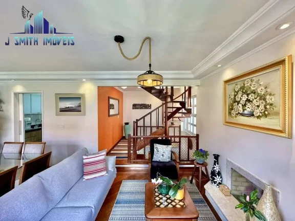Imagem Casa impecável, lareira, churrasqueira, bar, home office. 3 Dorms (1 suíte)