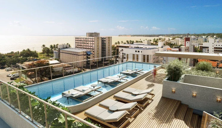 Imagem Flat térreo com piscina privativa localizado no cabo branco - FL0295